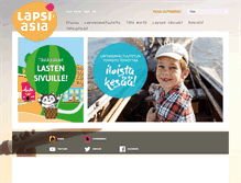 Tablet Screenshot of lapsiasia.fi